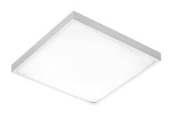 LED luminaire ALTAR, 24 W, 1680 lm, 4000K, AC180-250V, PF>0.5, IP44, 295x295 mm, gray