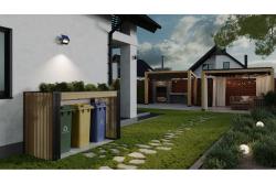 LED luminaire on solar battery GUARDOS, 300 lm, 6400K, 1200 mAh, IP65,