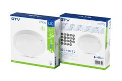 LED luminaire KODO, 18 W, 1620 lm, 4000K, AC180-250V, IP54, IK08, round, white