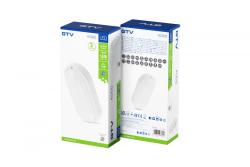LED luminaire KODO, 18 W, 1620 lm, 4000K, AC180-250V, IP54, IK08, oval, white
