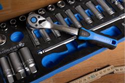 3/8" ratchet tool set, 33 pcs, EVA insert