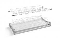 Drainer GTV BASIC 1, two-level, cabinet 900, for 16 - 18 mm boards, 1x tray, white