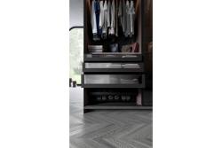 GTV ELITE pull out shoe rack drawer 860-918 soft-close, black