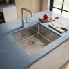 Pure.Sink Luxion Stainless steel sink 36x40 cm undermount, flush mount, and top mount  PLX3640-02