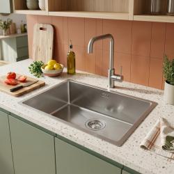 55x40 stainless steel sink
