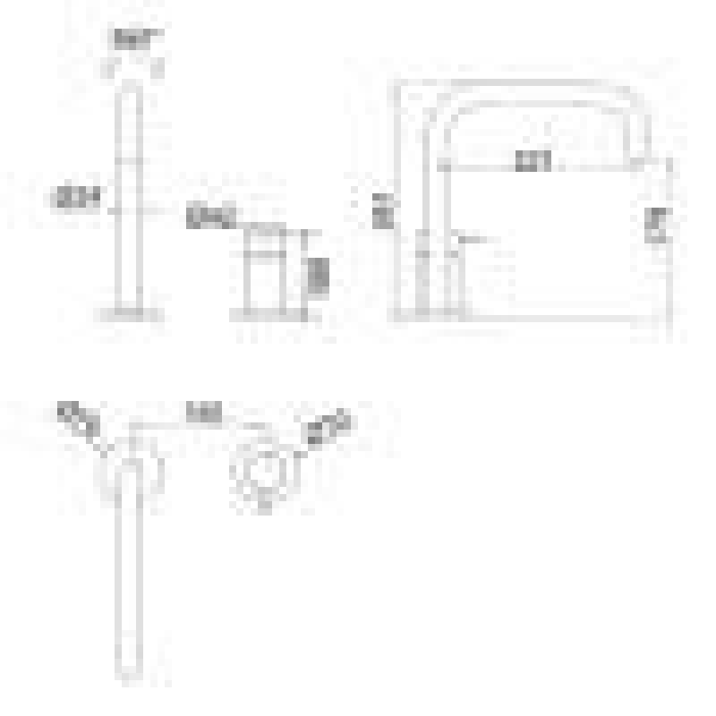 Pure.Sink Luxion 2-gats massief RVS keukenkraan met U uitloop PLX2HU-02