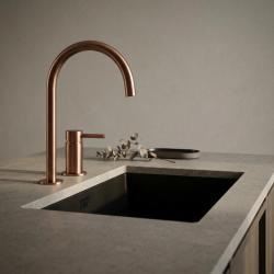 Pure.Sink Luxion 2-gats Koperen keukenkraan met ronde uitloop PLX2HR-62_v34