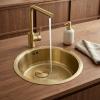 Pure.Sink Rondo Gold Round Sink – Under-mount, Under-counter, and Over-mount, 37 cm RD375-Gold