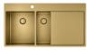 Pure.Sink Exclusivo Gold 1.5 sink with draining board 100x52 cm Tapwing left PEX3418100LT-60
