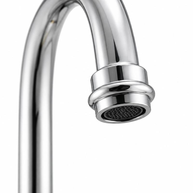 Aquanello Heritage Ascot Klassieke Keuken Nostalgische Keukenkraan Chroom met Haakse Uitloоp CR-4002-HA