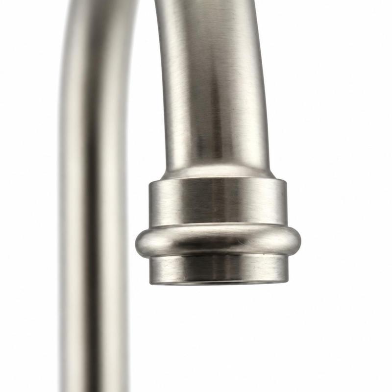 Aquanello Heritage Ascot Klassieke Keuken Nostalgische Keukenkraan RVS met Ronde Uitlop NB-4003-HA