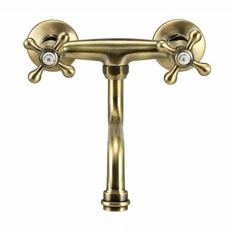 Aquanello Heritage Ascot Klassieke Keuken Muurkraan  Brons BN-4111-HA