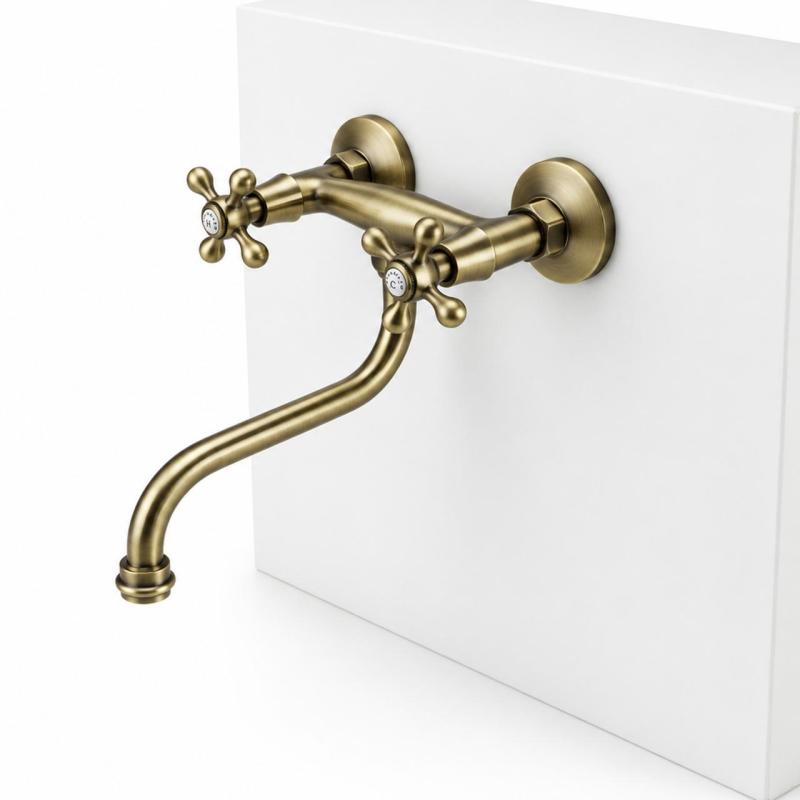 Aquanello Heritage Ascot Klassieke Keuken Muurkraan  Brons BN-4111-HA