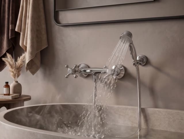 Aquanello Heritage Ascot Klassieke Opbouw Douchekraanset met Sterknoppen Chroom inclusief Handdouche CR-2002-HA