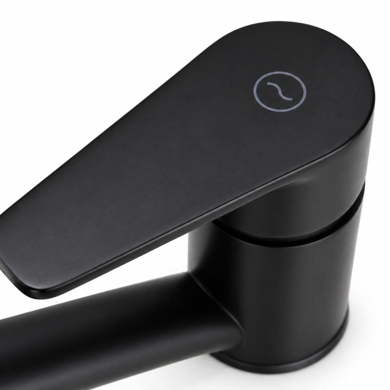 Aquanello Casa Lage Eenhendel Keukenkraan Zwart BL-1203-CS
