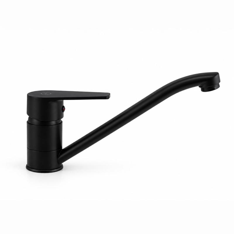 Aquanello Casa Lage Eenhendel Keukenkraan Zwart BL-1203-CS