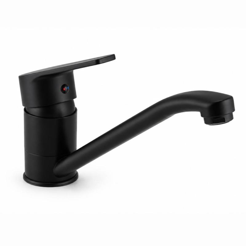 Aquanello Casa Lage Eenhendel Keukenkraan Zwart BL-1203-CS