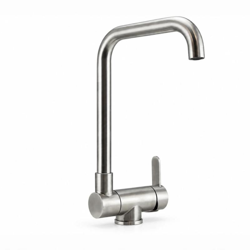 Aquanello Forma  RVS Neerklapbare Venster Keukenkraan SS-1011-FM