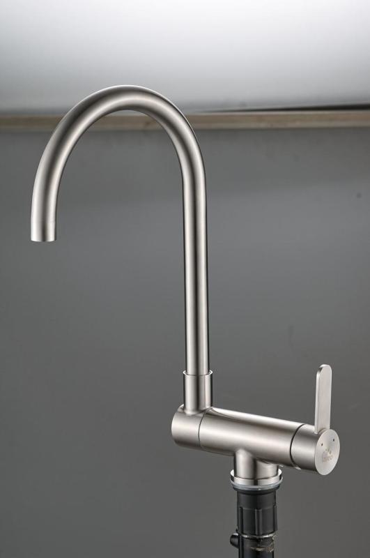 Aquanello Forma Massieve RVS Neerklapbare Venster Keukenkraan SS-1012-FM