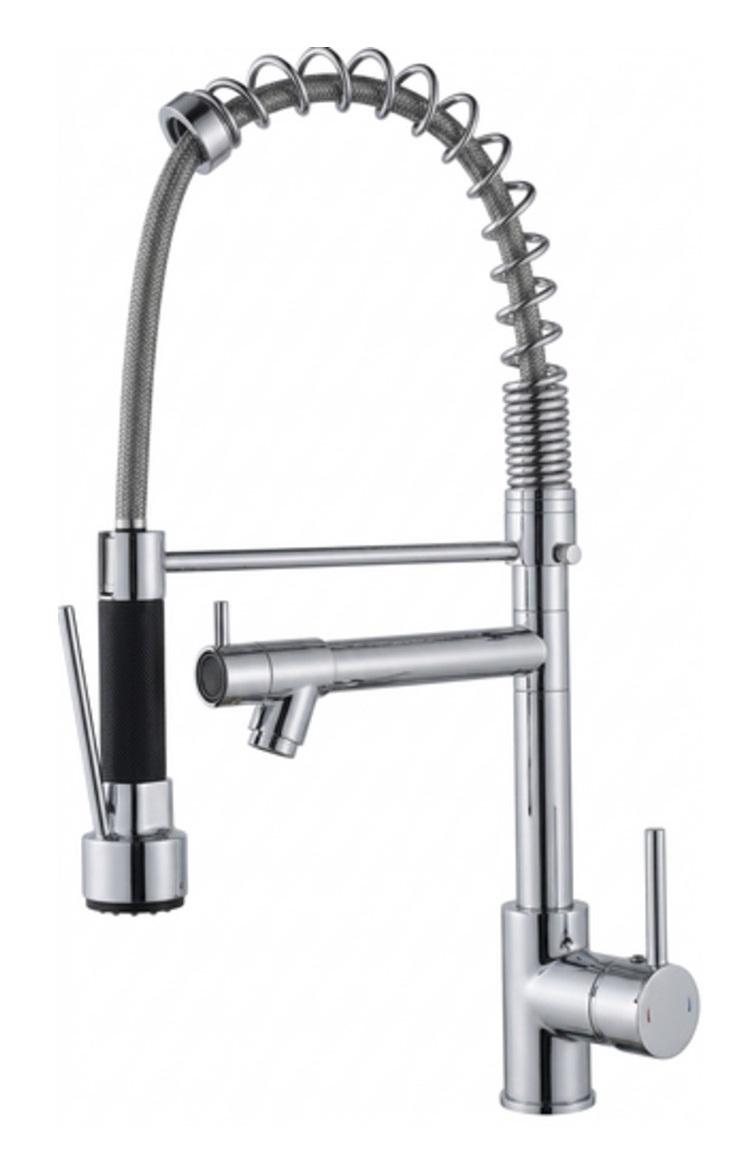 Aquanello Gastro Küchenarmatur mit professioneller Sprühfunktion, Chrom CR-4402-GT