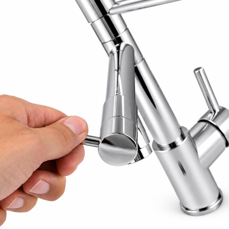 Aquanello Gastro Keukenkraan met Professionele Sproeifunctie Chroom CR-4402-GT