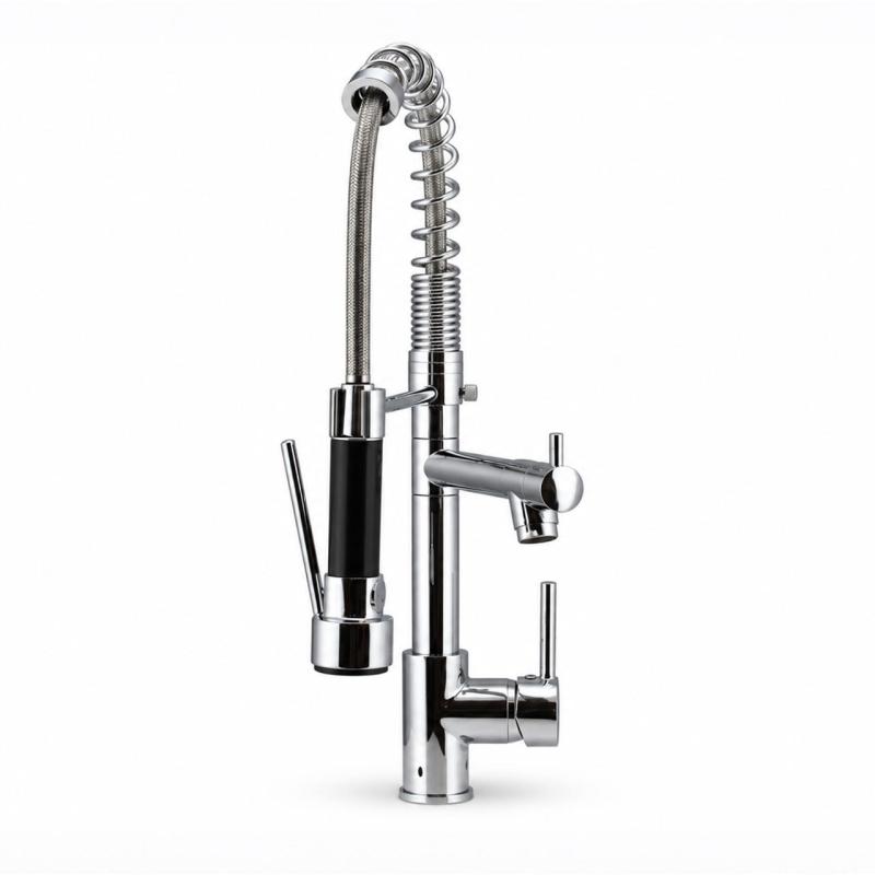 Aquanello Gastro Keukenkraan met Professionele Sproeifunctie Chroom CR-4402-GT
