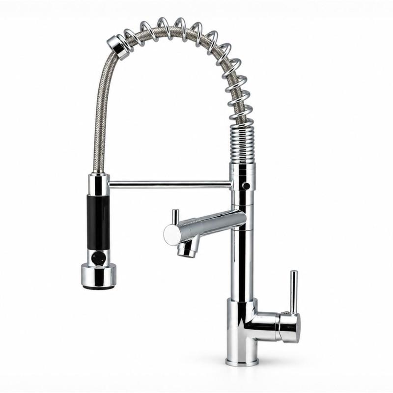 Aquanello Gastro Keukenkraan met Professionele Sproeifunctie Chroom CR-4402-GT