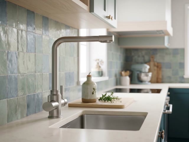 Aquanello Limpia RVS 3-weg Keukenkraan met  Gefilterd Water SS-1600-LP