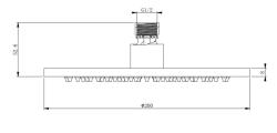 Aquanello Eterna Hoofddouche 200mm volledig RVS ET2020-02