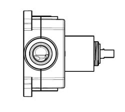 Aquanello Eterna Built-In 1-Way Shower Mixer ET2200-00