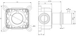 Aquanello Eterna Inbouwdeel Stopkraan ET2310-00