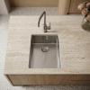 Pure.Sink Comfort Stainless steel sink, 34x40 cm, undermount, flush-mount, and top-mount PCM3440-02