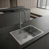 Pure.Sink Comfort Stainless steel sink, 50x40 cm, 10 mm radius, undermount, flush-mount, and top-mount, PCM5040-02