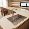 Pure.Sink Comfort Stainless steel sink, 50x40 cm, 10 mm radius, undermount, flush-mount, and top-mount, PCM5040-02