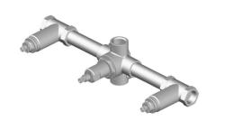 Intern deel voor inbouw doucheset 1/2" met omsteller 1208972877