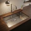 Pure.Sink Comfort Large stainless steel sink, 70x40 cm, 10 mm radius, undermount, flush-mount, and top-mount, PCM7040-02