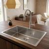 Pure.Sink Comfort Large stainless steel sink, 70x40 cm, 10 mm radius, undermount, flush-mount, and top-mount, PCM7040-02