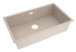 Pure.Sink Eternal Quartz Beige Spoelbak 70x40 cm Vlakinbouw en Onderbouw PEG7040F-38