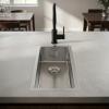 Pure.Sink Comfort Small stainless steel sink, 18x40 cm, undermount, flush-mount, and top-mount PCM1840-02