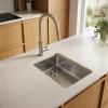 Pure.Sink Comfort Small stainless steel sink, 18x40 cm, undermount, flush-mount, and top-mount PCM1840-02