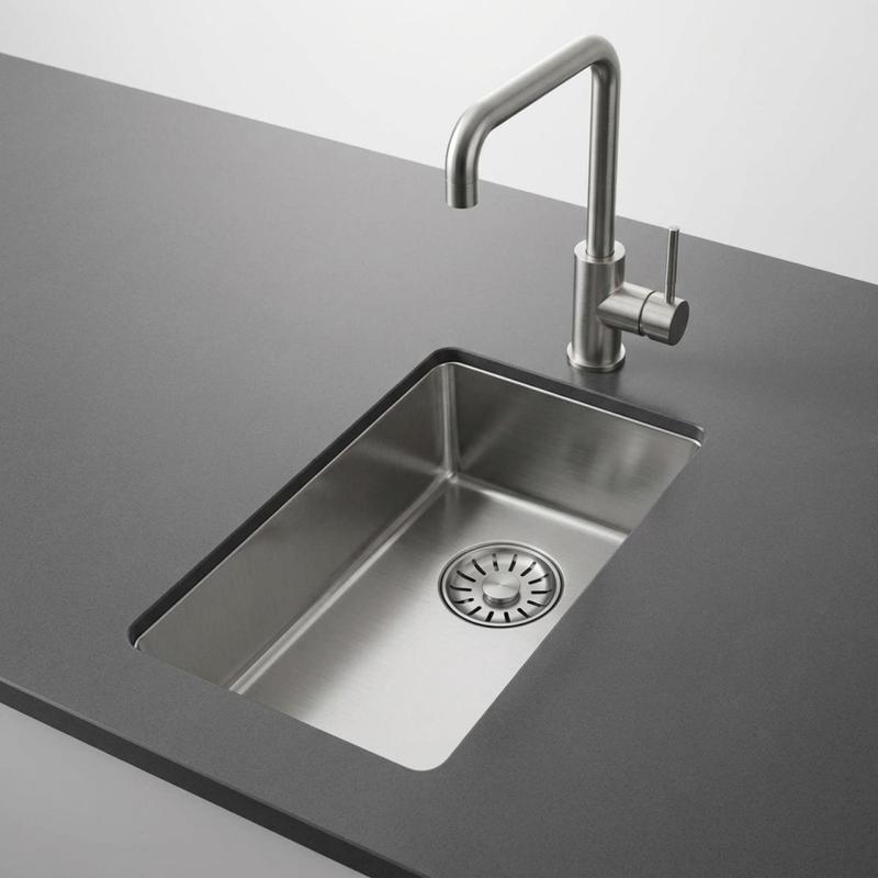 Pure.Sink Comfort kleine RVS spoelbak 18x40 cm onderbouw, vlakinbouw en opbouw PCM1840-02