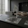 Pure.Sink Comfort Speciale 35 cm short stainless steel sink, 40x35 cm, space-saving PCM4035-02