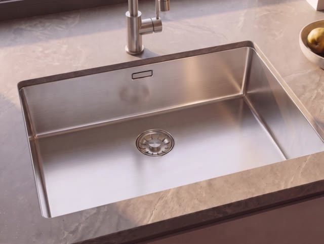 Pure.Sink Comfort RVS spoelbak 55x40 cm onderbouw, vlakbouw en opbouw PCM5540-02