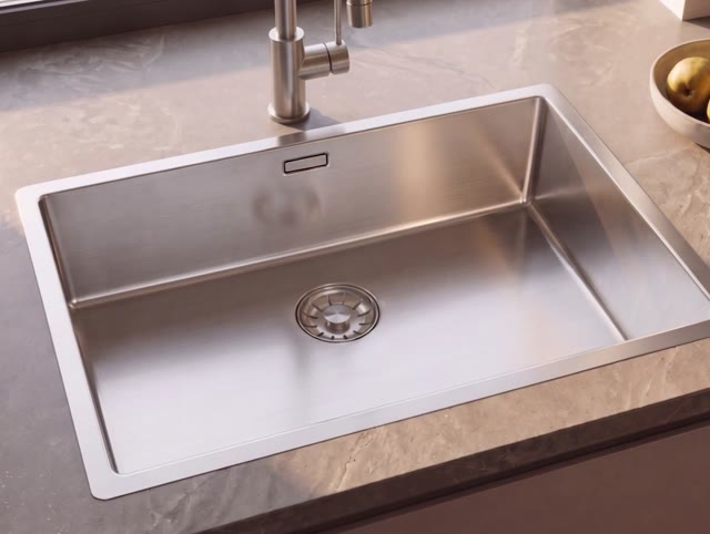 Pure.Sink Comfort RVS spoelbak 55x40 cm onderbouw, vlakbouw en opbouw PCM5540-02