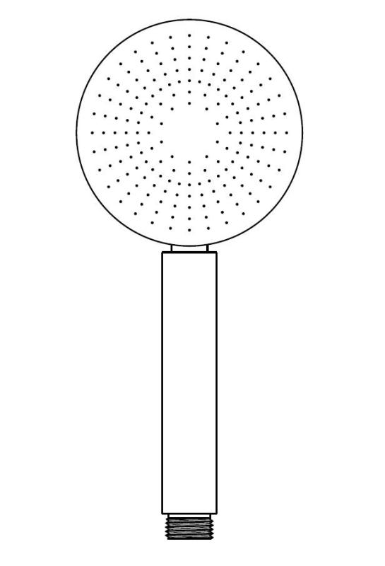 Aquanello Eterna RVS Ronde Handdouche Ø100 mm ET2730-02