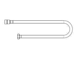 Aquanello Eterna Smooth Shower Hose 150 cm Stainless Steel ET2740-02