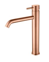 Aquanello Eterna Mitigeur de lavabo haut à levier unique pour vasque, cuivre brossé, ET1100-62