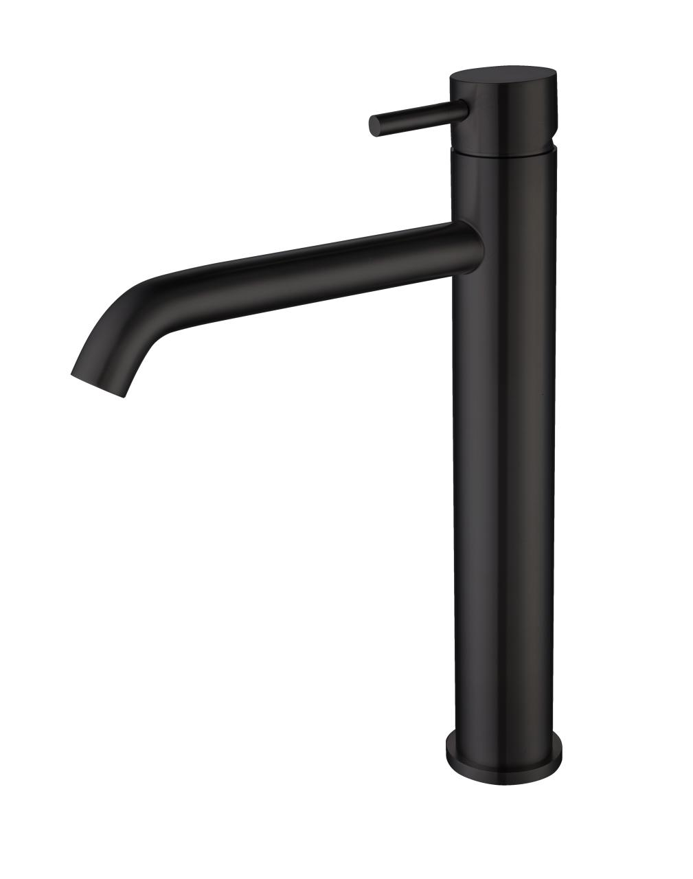 Aquanello Eterna Baterie de chiuvetă cu un singur mâner înaltă pentru chiuvetă negru mat ET1100-10