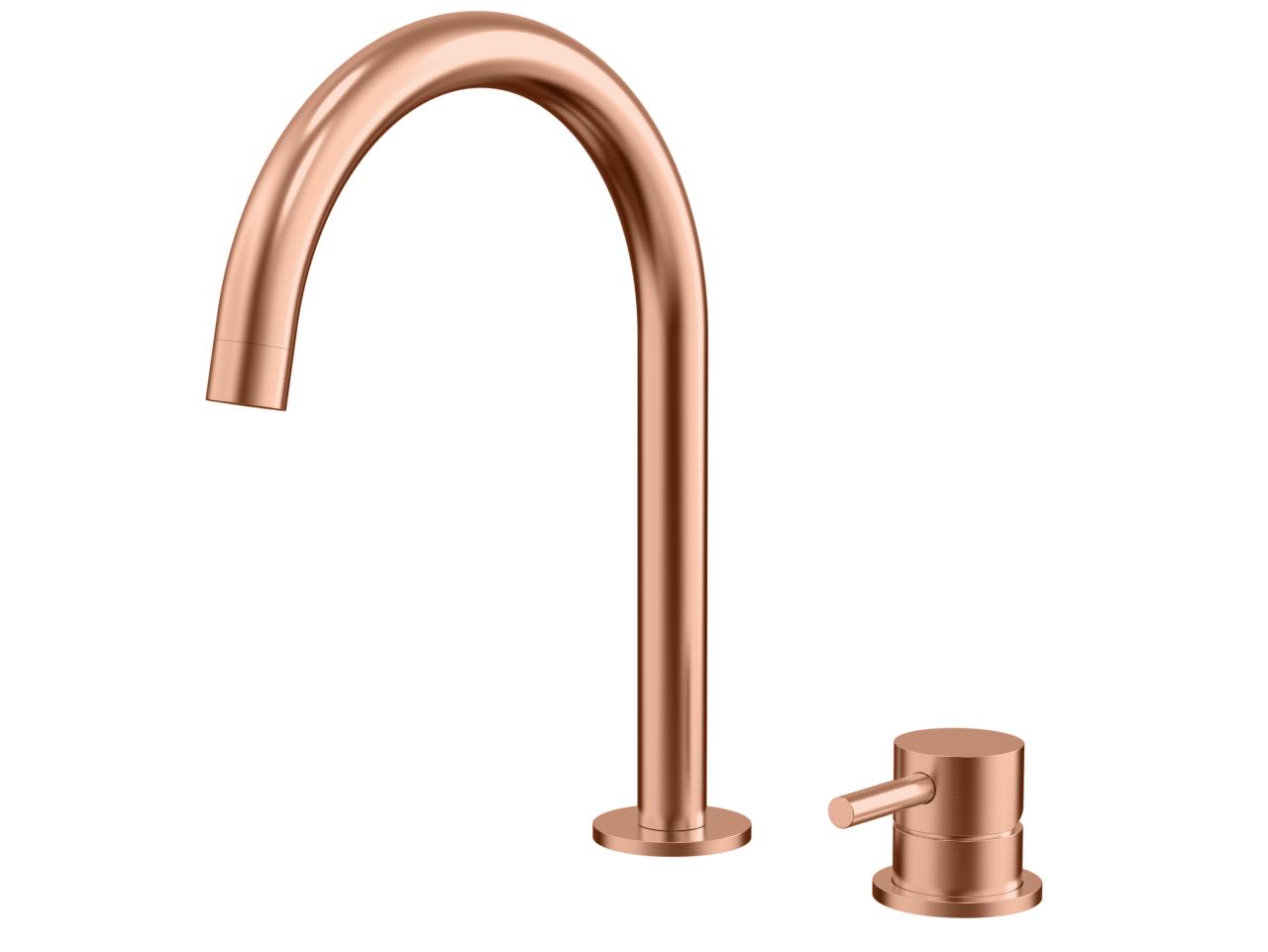 Aquanello Eterna Baterie pentru chiuvetă cu 2 găuri cu finisaj de cupru periat ET1200-62