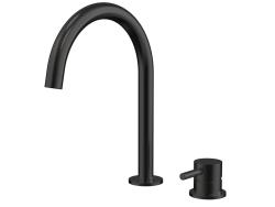 Aquanello Eterna Baterie pentru chiuvetă cu 2 găuri negru mat ET1200-10